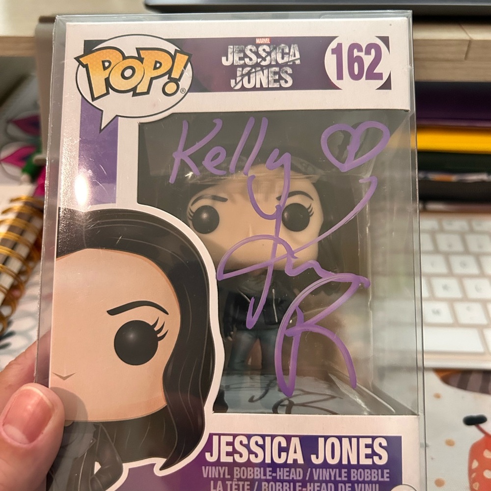 Funko Pop Jessica Jones Vinyl Figure- Signed